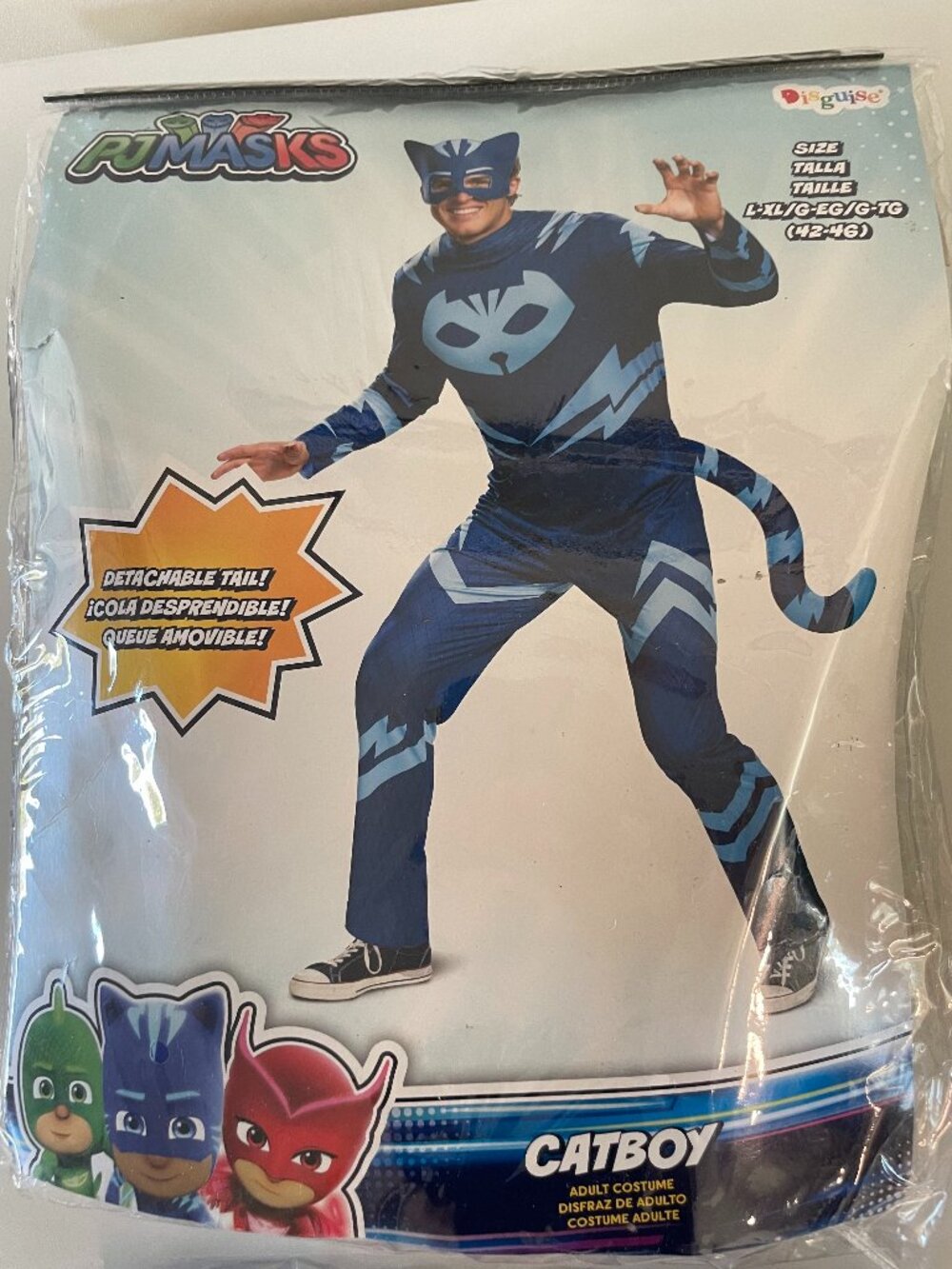 PJ Masks Adult L-XL Catboy Costume